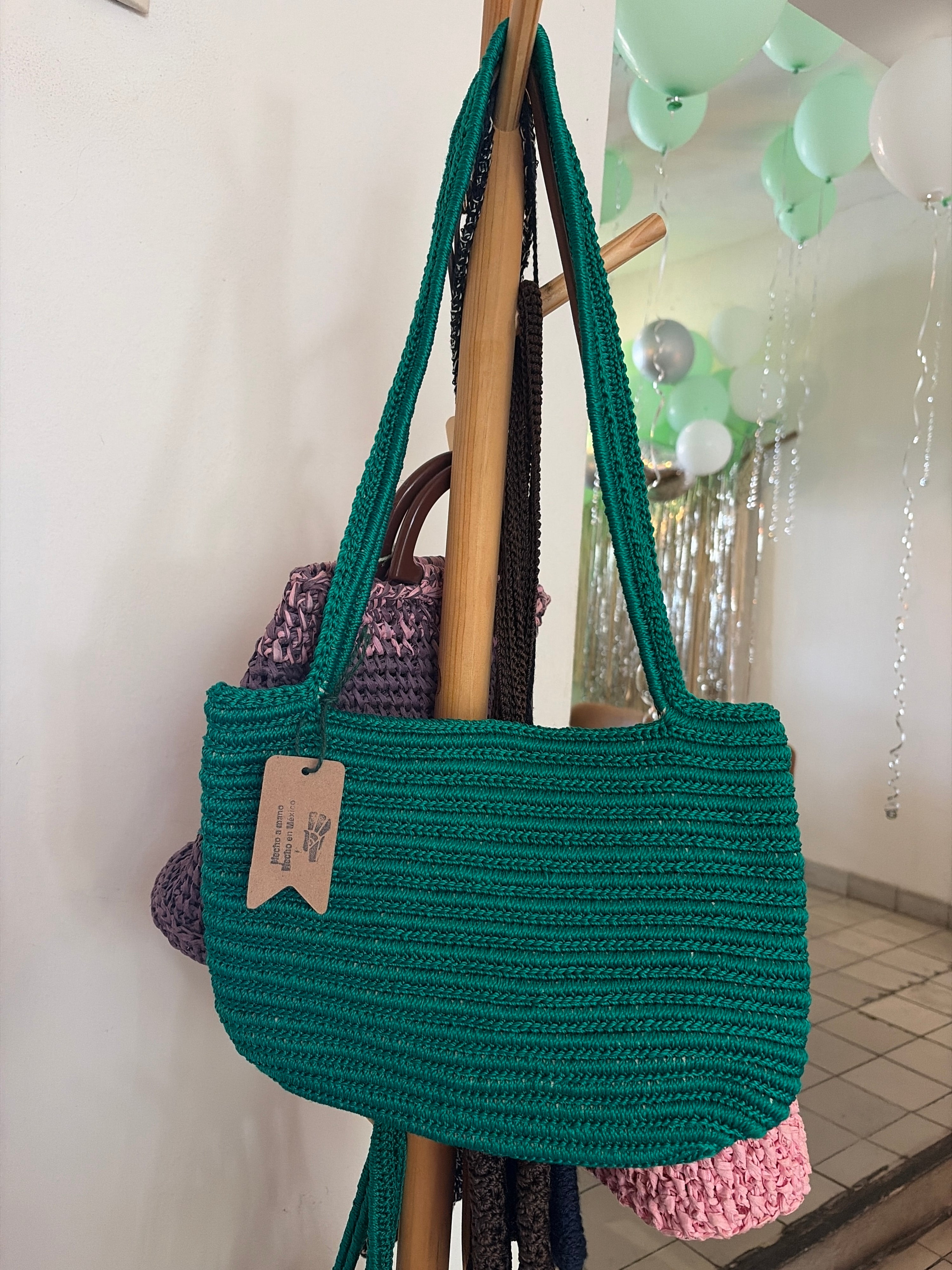 Hilo de mar bolsa verde