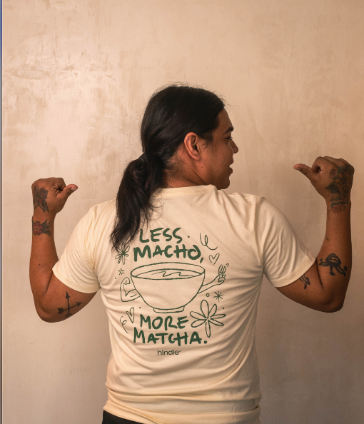 Playera Unisex Less Macho More Matcha