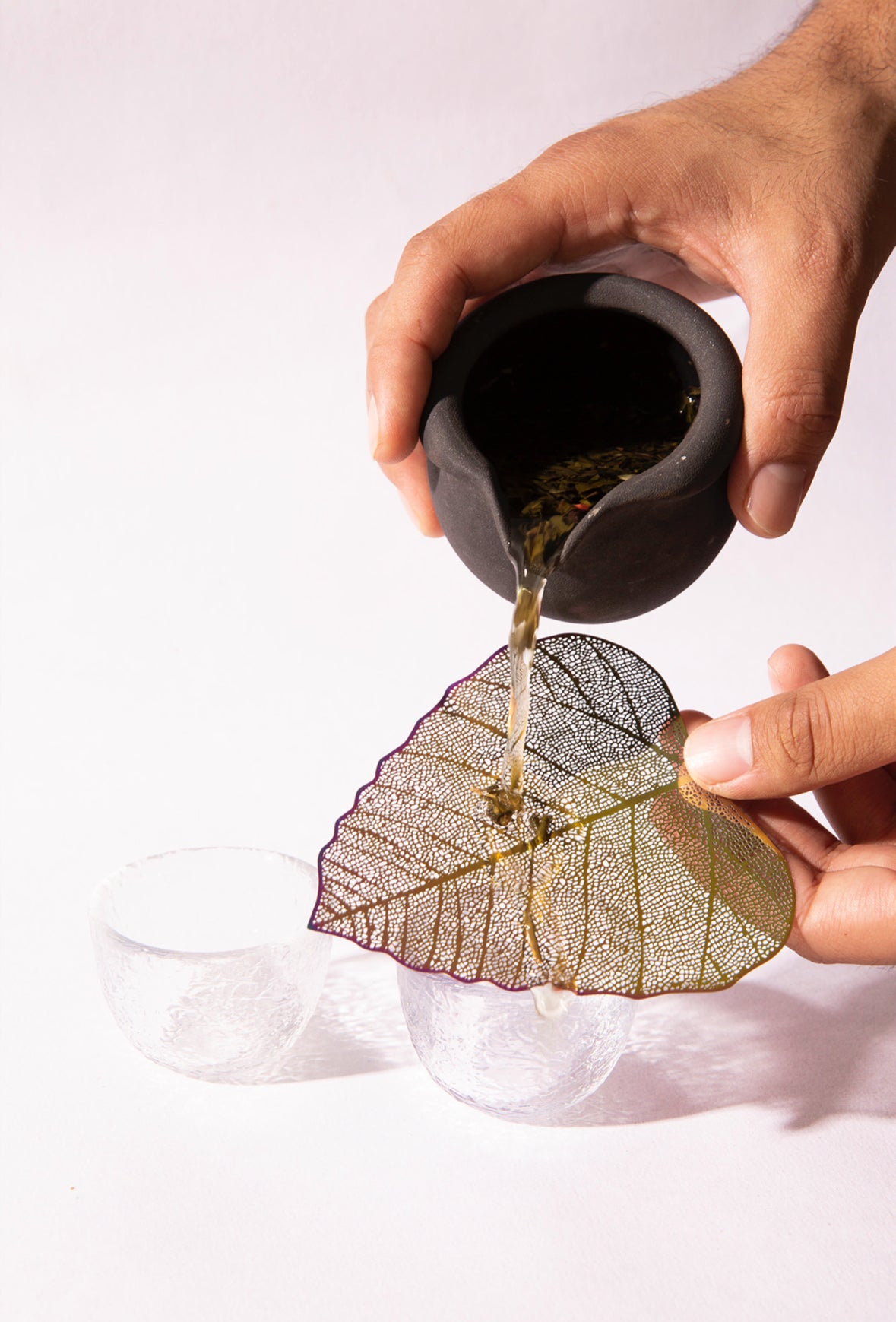 Colador Gong Fu Leaf - Hoja de Acero Inoxidable