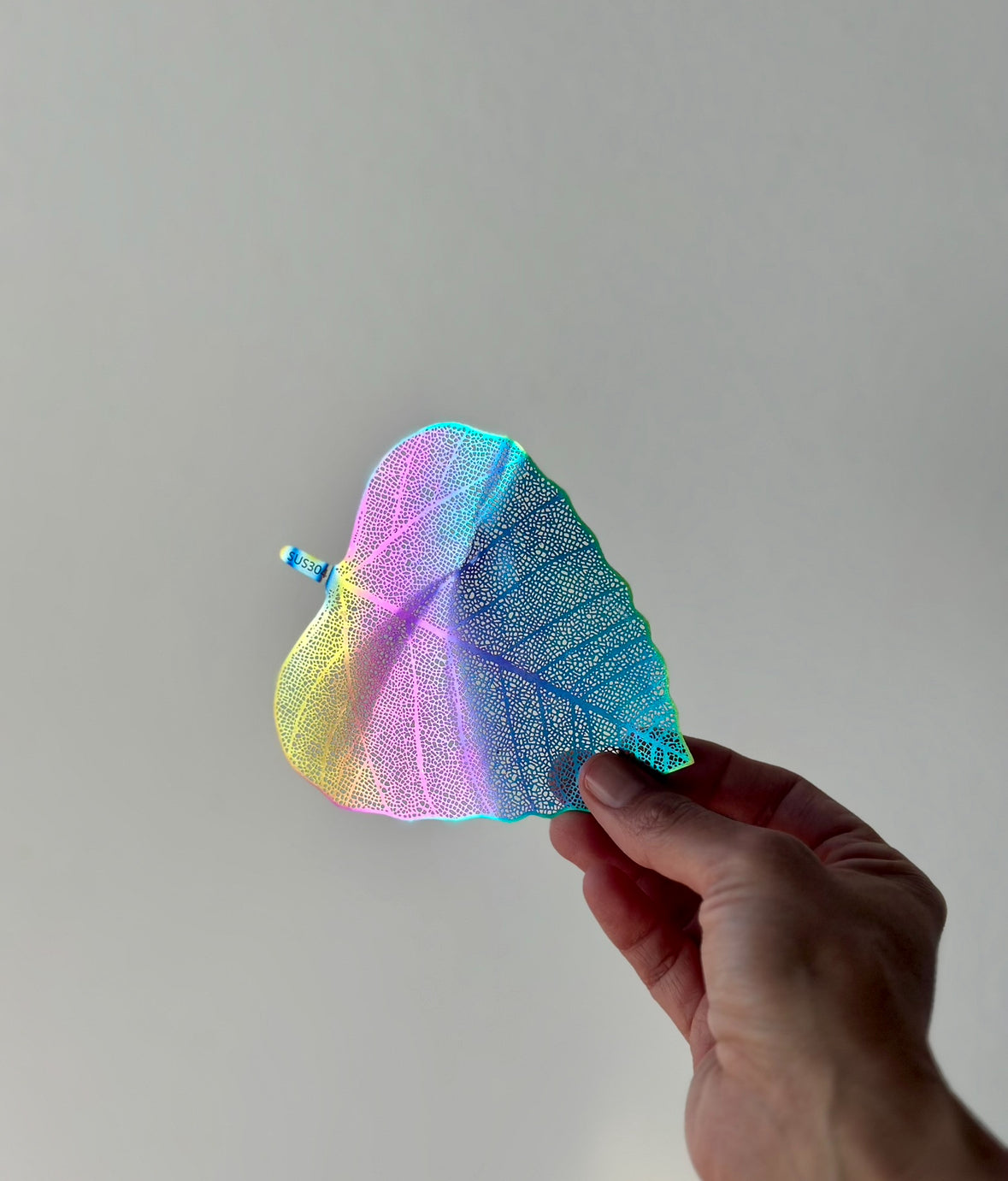 Colador Gong Fu Leaf - Hoja de Acero Inoxidable