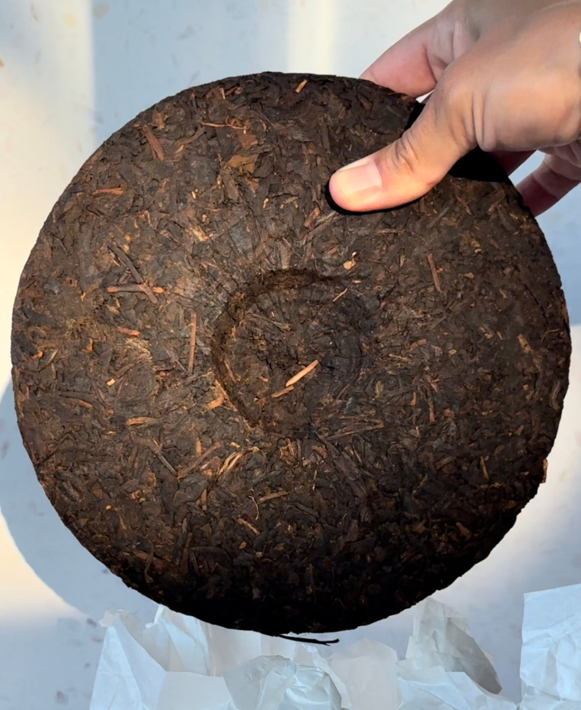 Shou Pu erh Cake Menghai Qi-zi Bing357g