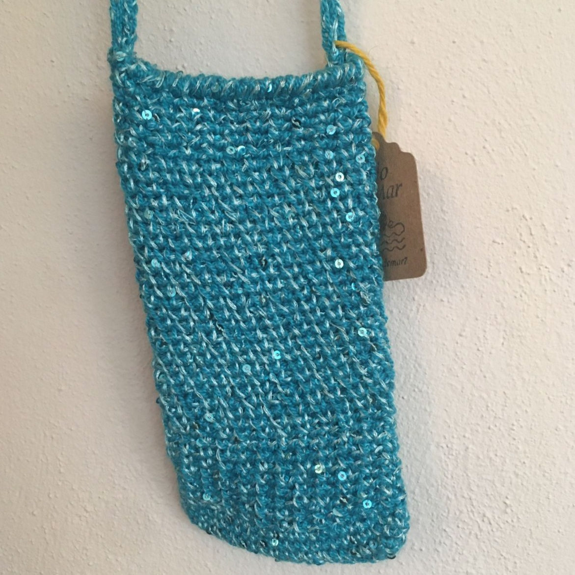 Hilo de mar funda celular azul