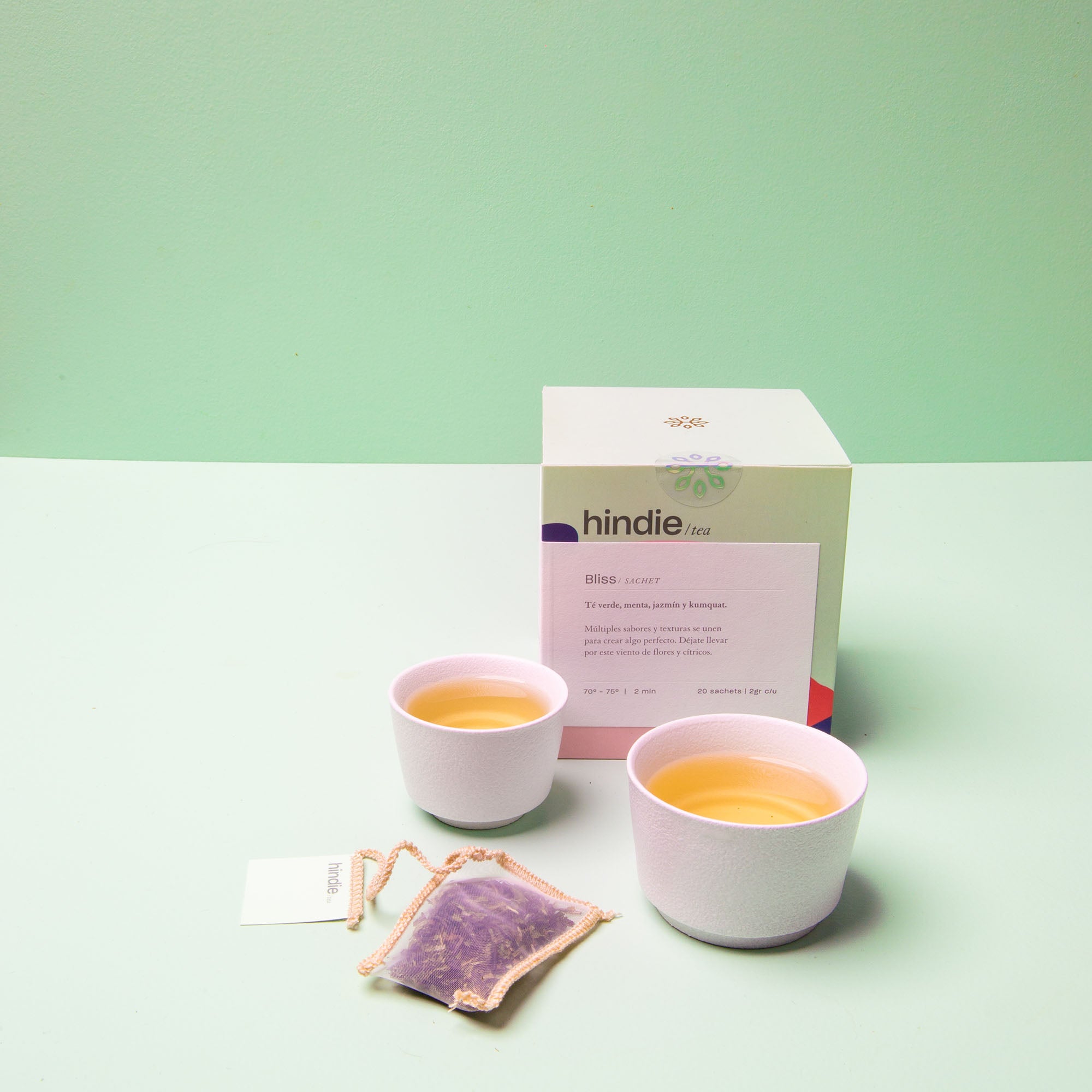 sachets bliss té verde en bolsita