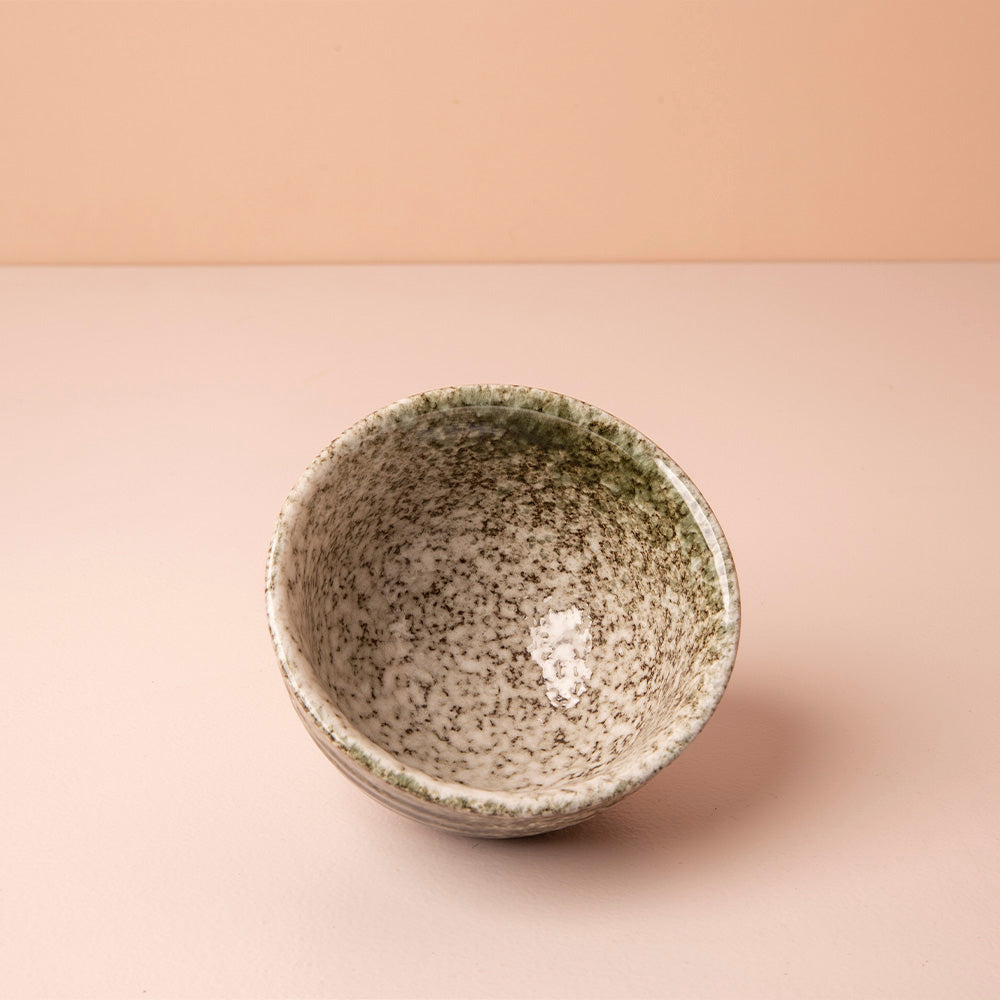 Cuenco para Matcha Terra - Bol de cerámica para Matcha color verde tierra