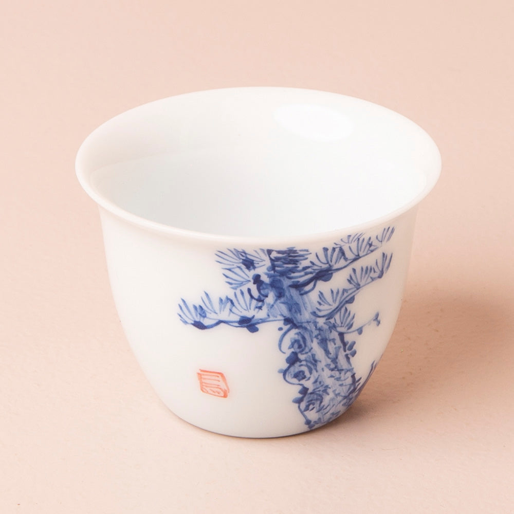 Cuenco para Té Blue Art