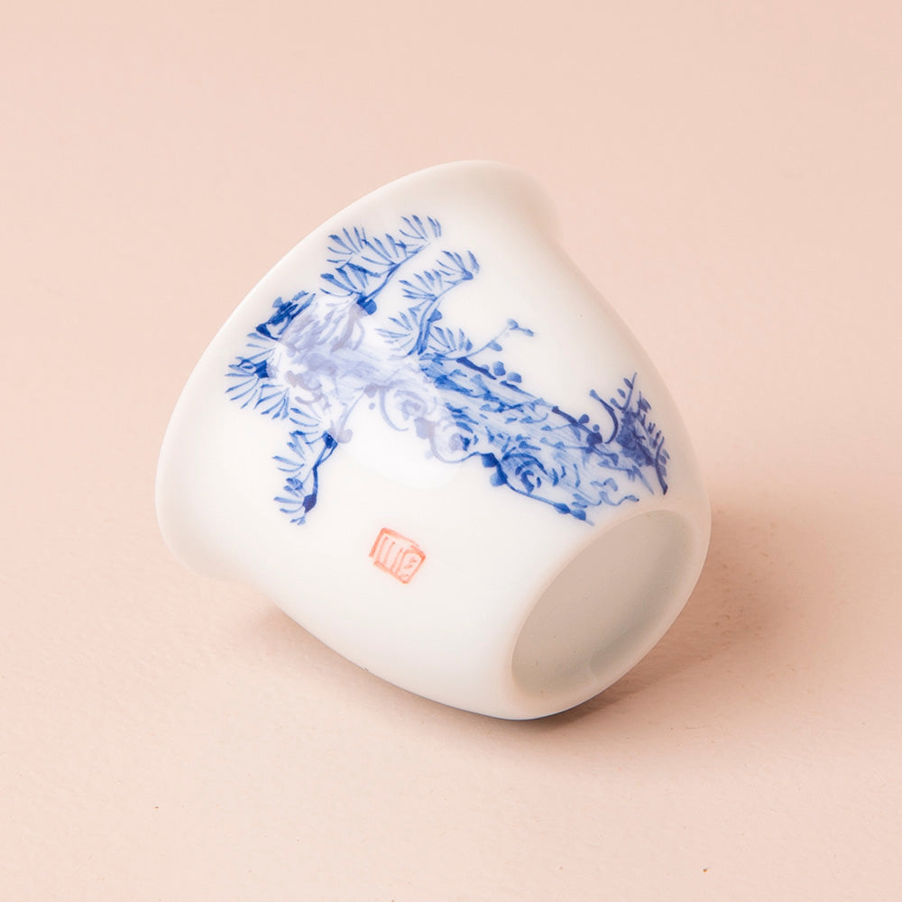 Cuenco para Té Blue Art