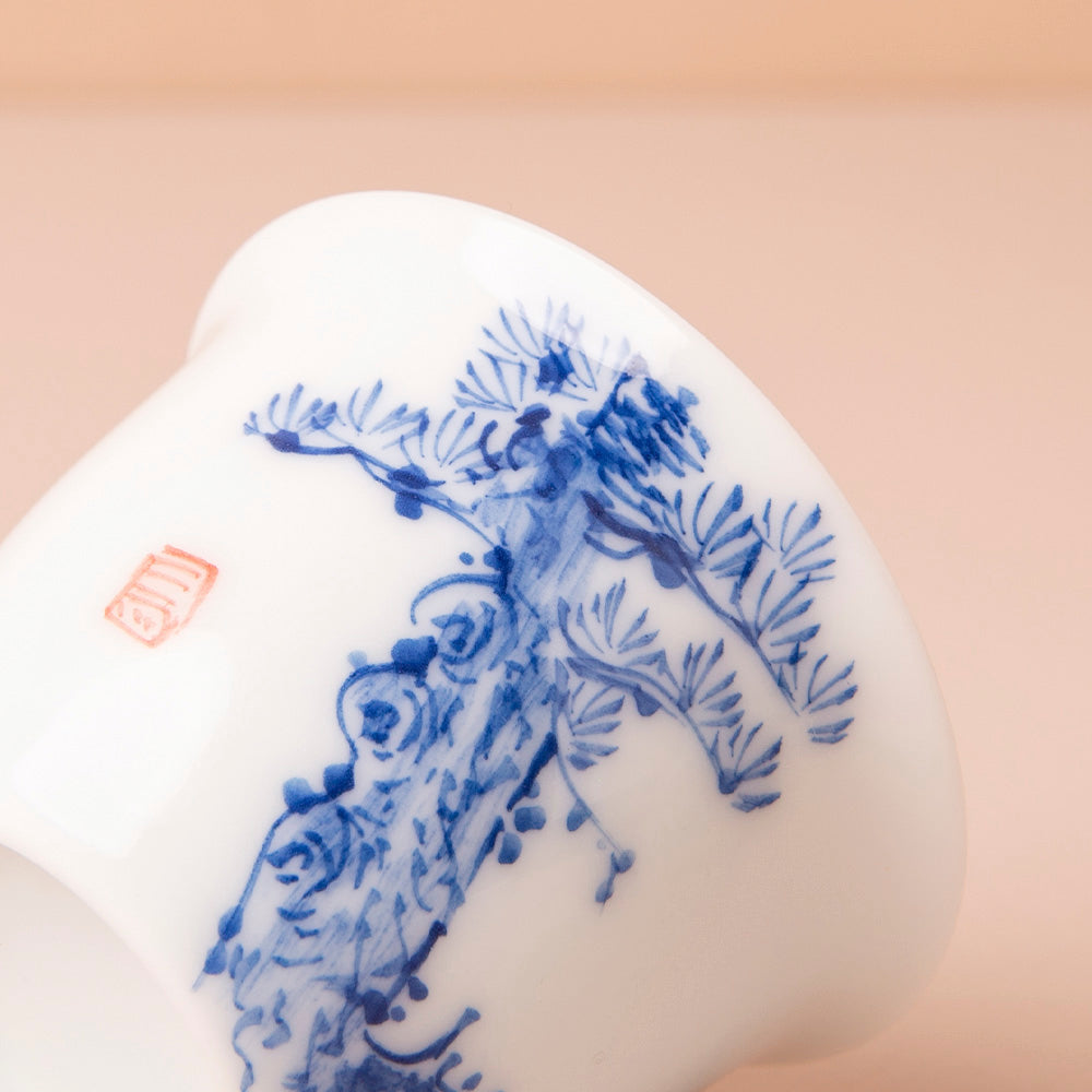 Cuenco para Té Blue Art