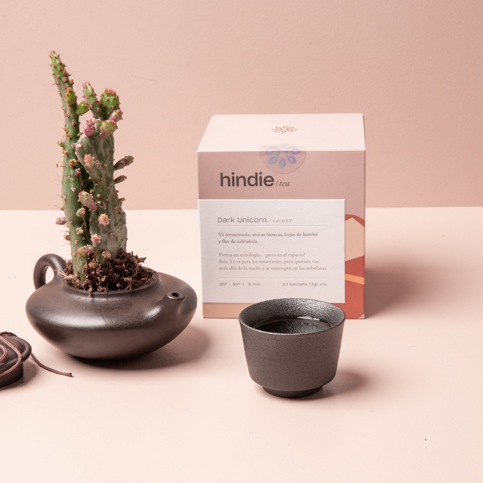 Te puerh dark unicorn preparado