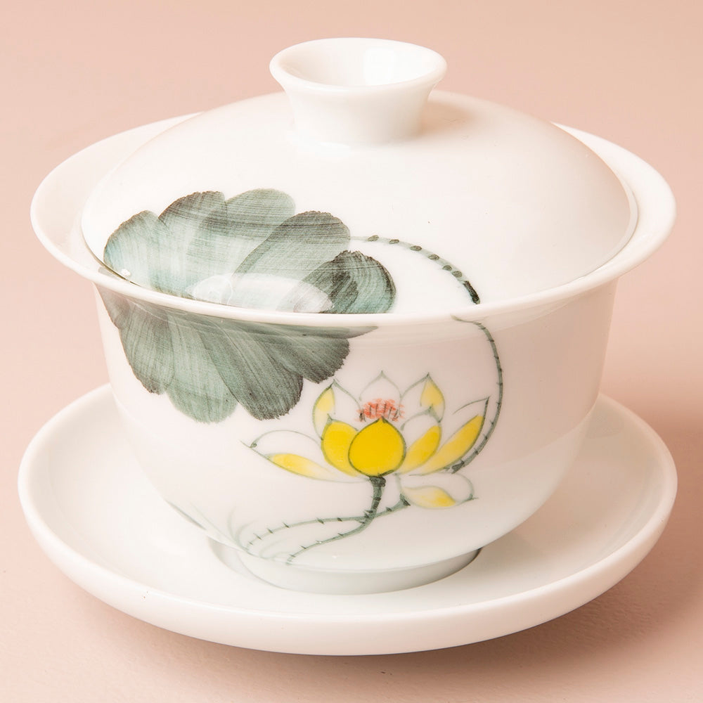 Tetera china flores lotus