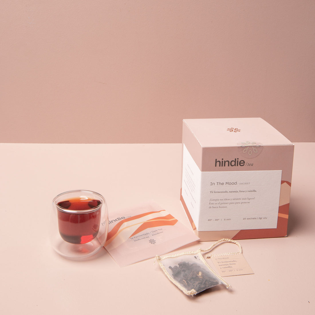 Bolsitas de te puerh in the mood preparado