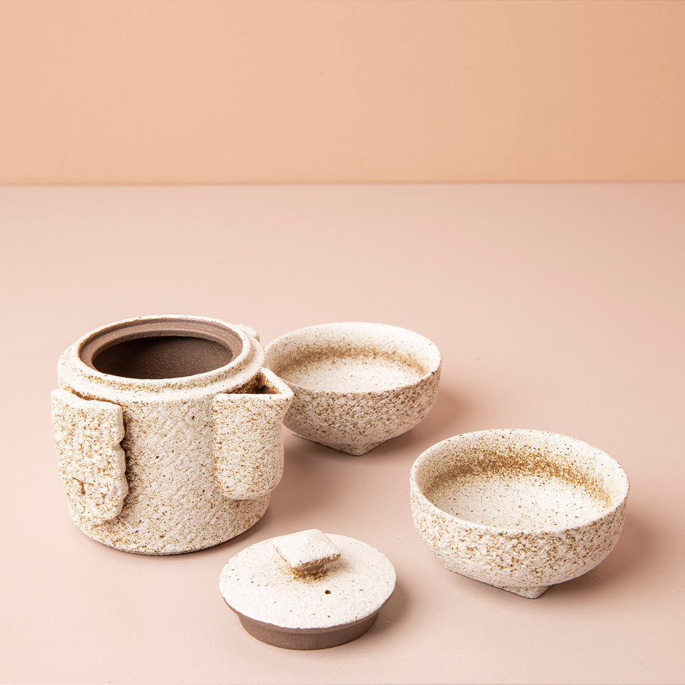 Lazy Gaiwan Cerámica Mohicano Blanco