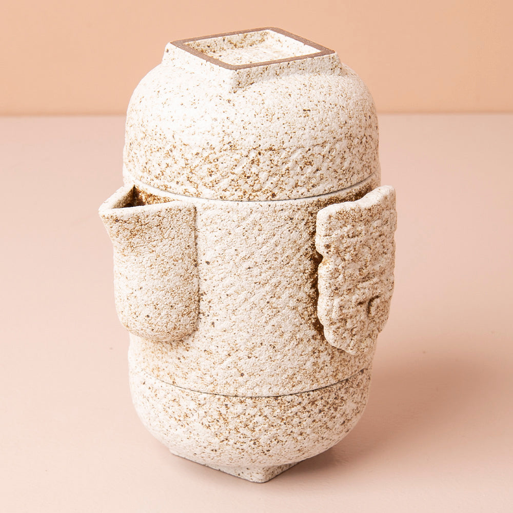 Lazy Gaiwan Cerámica Mohicano Blanco