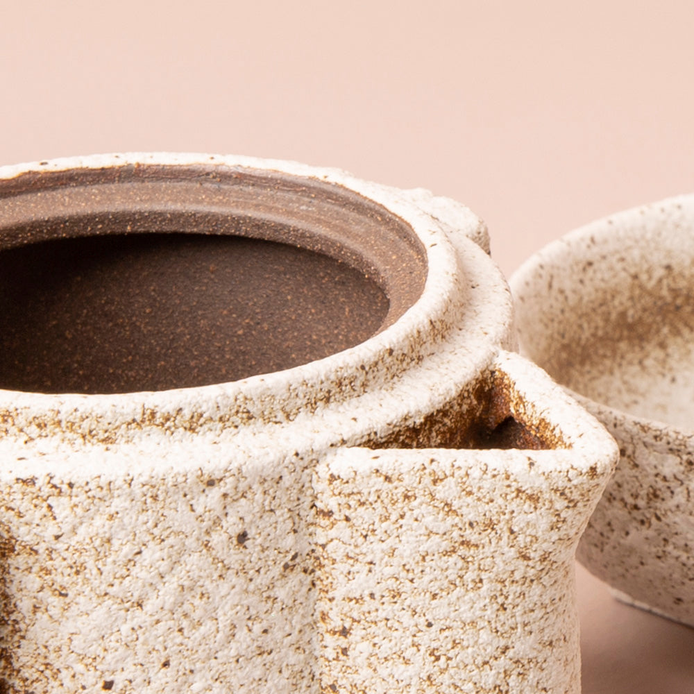 Lazy Gaiwan Cerámica Mohicano Blanco