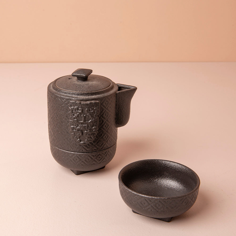 Lazy Gaiwan Cerámica Mohicano Negro