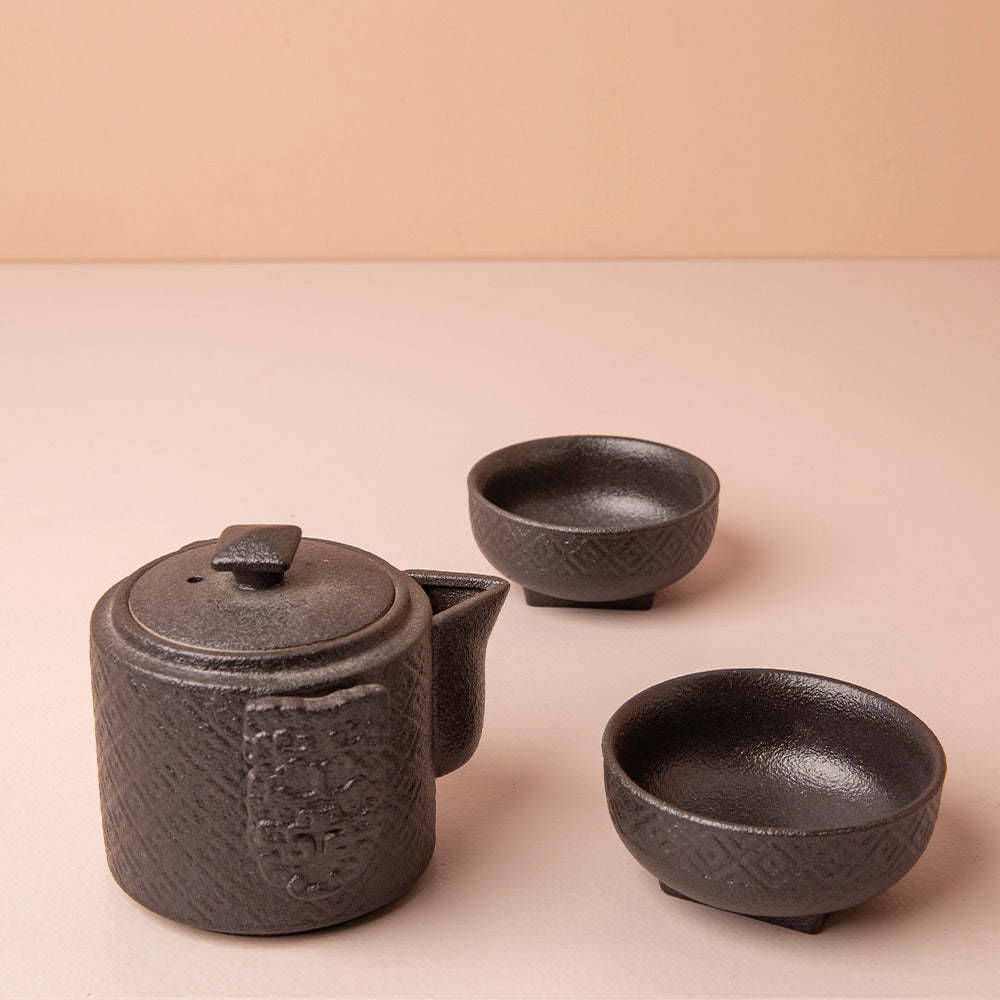 Lazy Gaiwan Cerámica Mohicano Negro