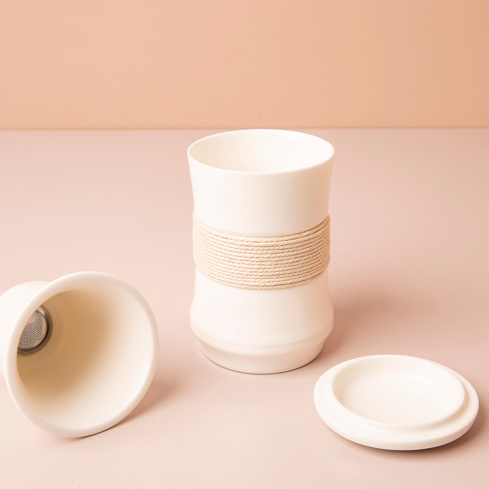 Mug Flat White Vaso con Infusor