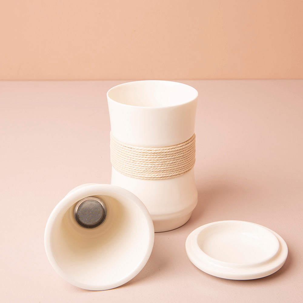 Mug Flat White Vaso con Infusor