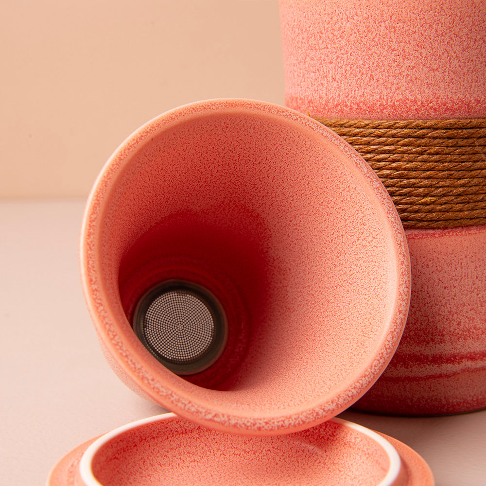 Mug Rose - Vaso con Infusor