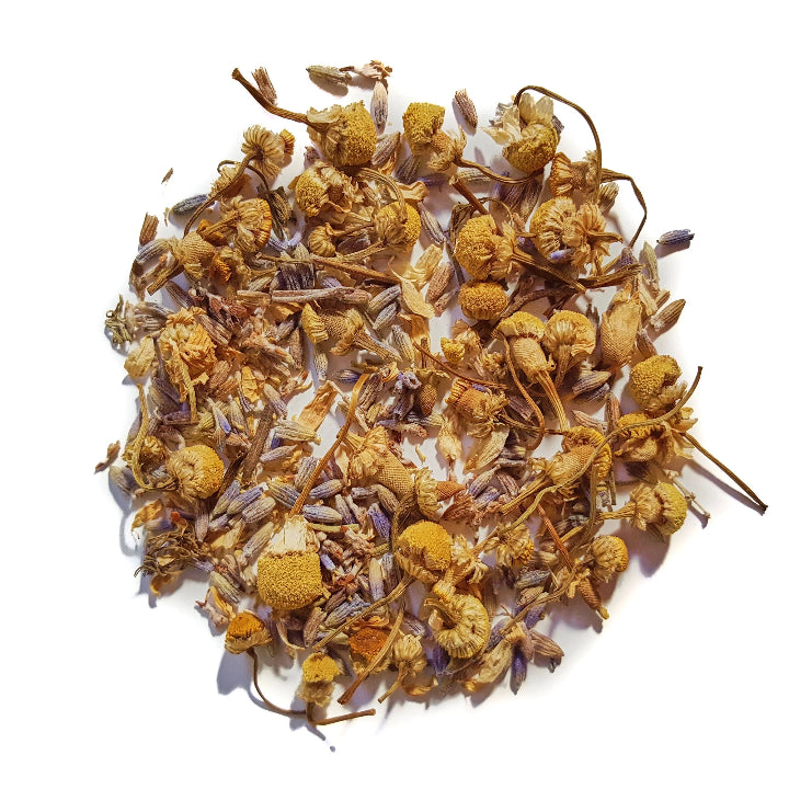 lavanda y manzanilla infusión sin cafeína