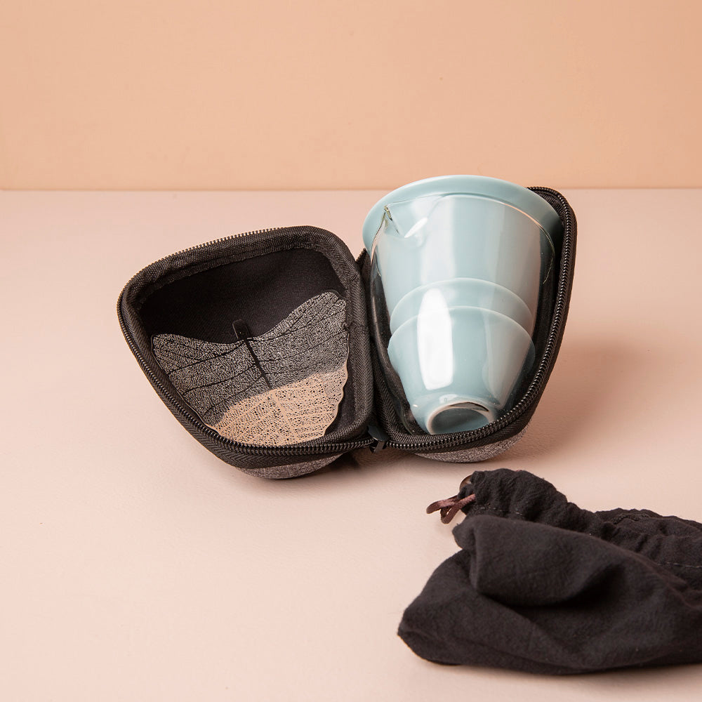 Set de viaje Gaiwan Blue Spring