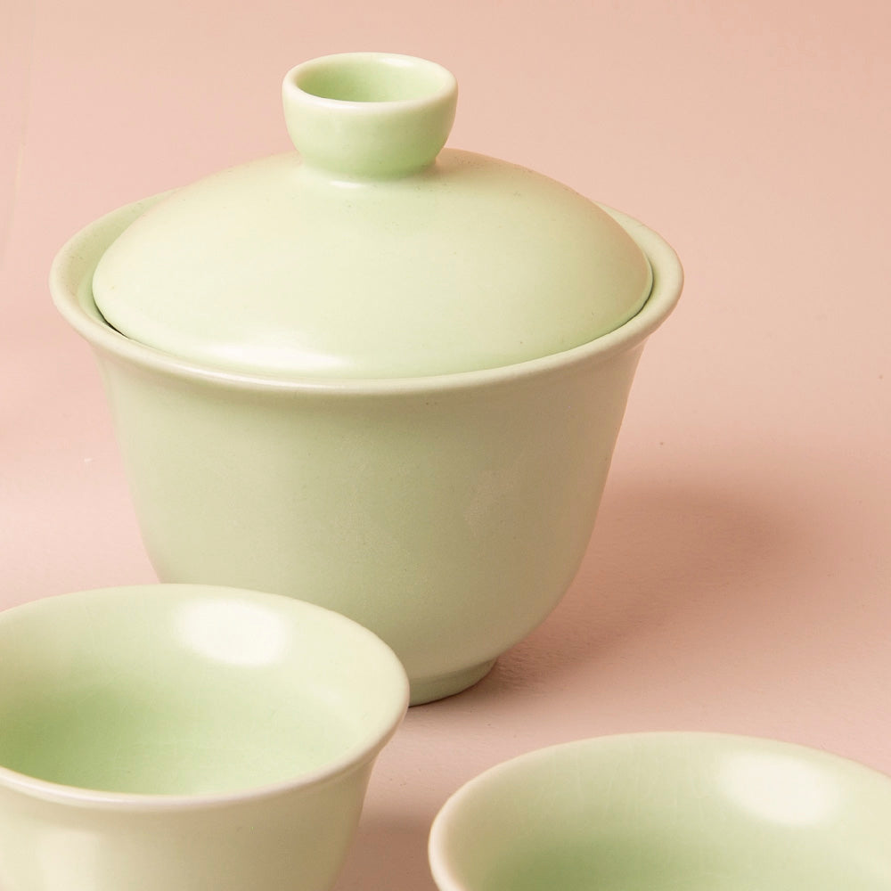 Set de Viaje Gaiwan Green Leaf