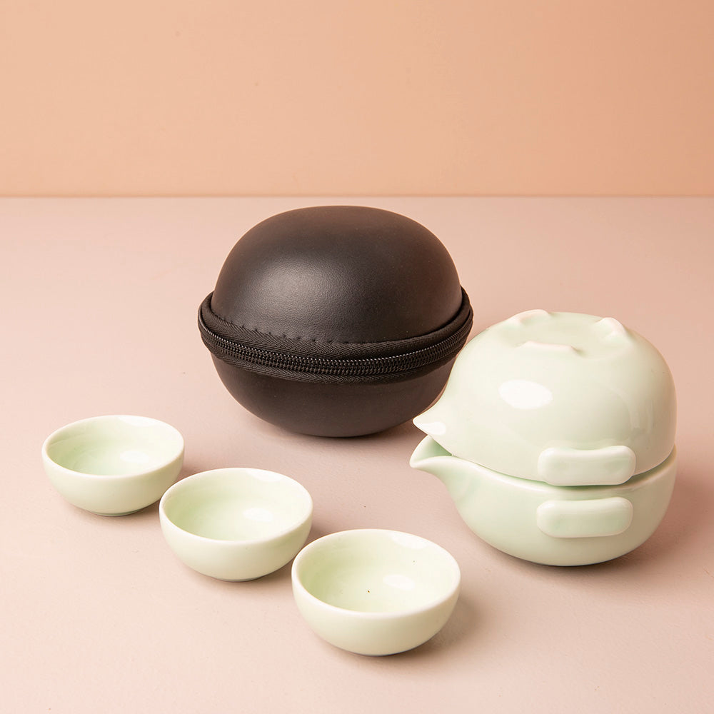 Set Lazy Gaiwan Pistachio - Juego de té