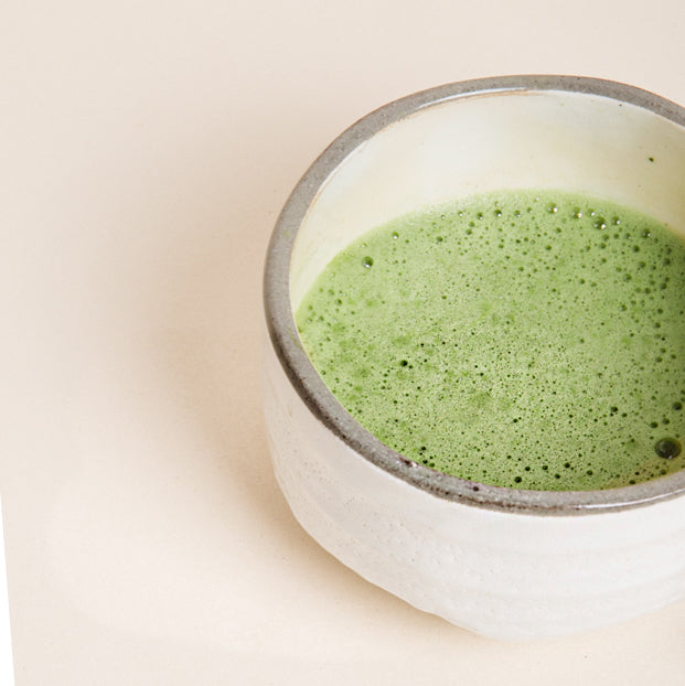 White Pearl cuenco para Matcha