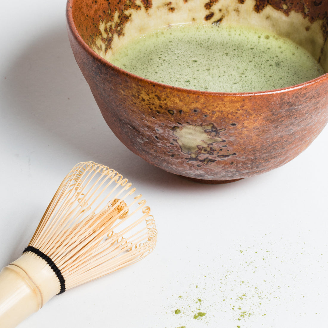 Matcha Set Japonés Terracota