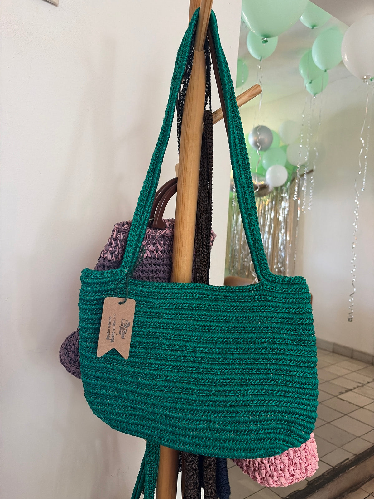 Hilo de mar bolsa verde