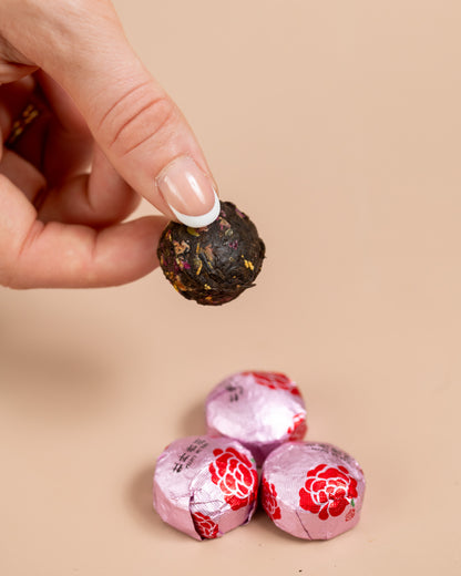 Puerh Peonía Mini TuoCha 6g