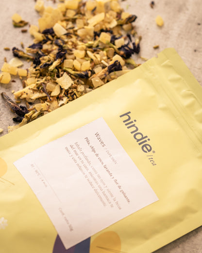 Waves - Infusión sin Cafeína de Piña, Coco y Lavanda