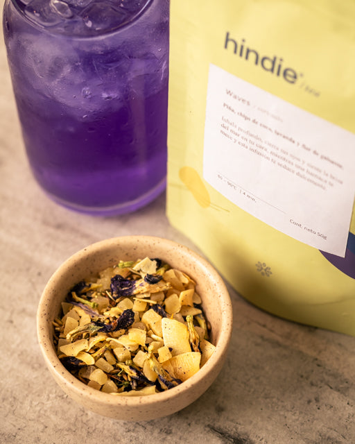 Waves - Infusión sin Cafeína de Piña, Coco y Lavanda
