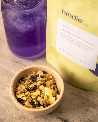 Waves - Infusión sin Cafeína de Piña, Coco y Lavanda