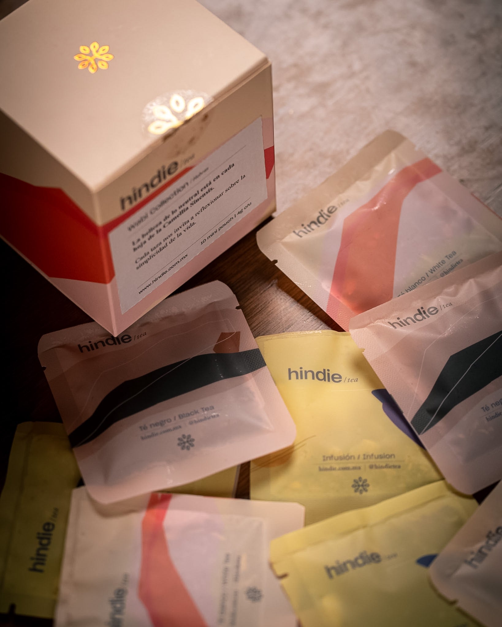Sampler de té wabi sabi hindie tea