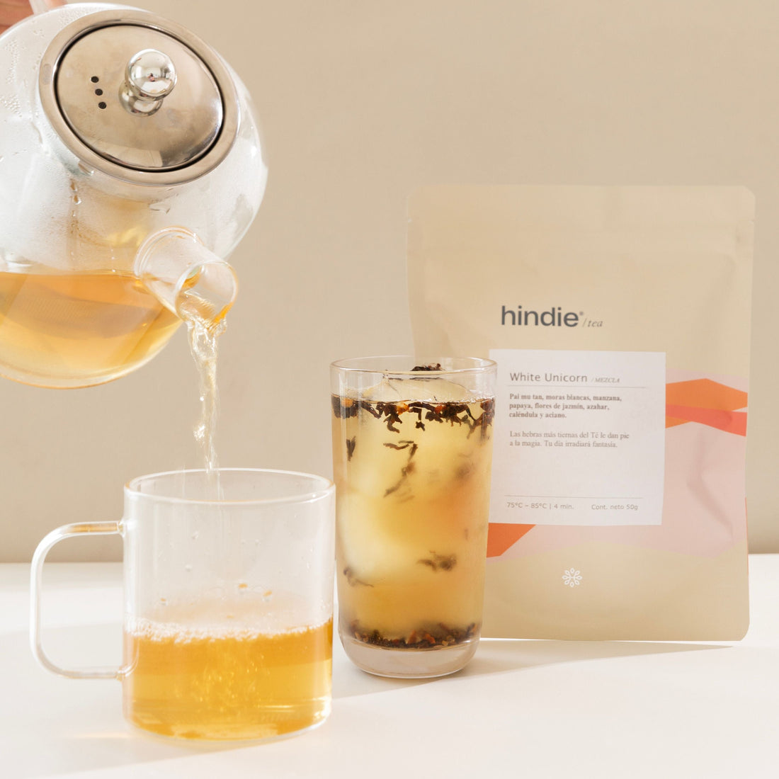 Té blanco White unicorn de hindie tea