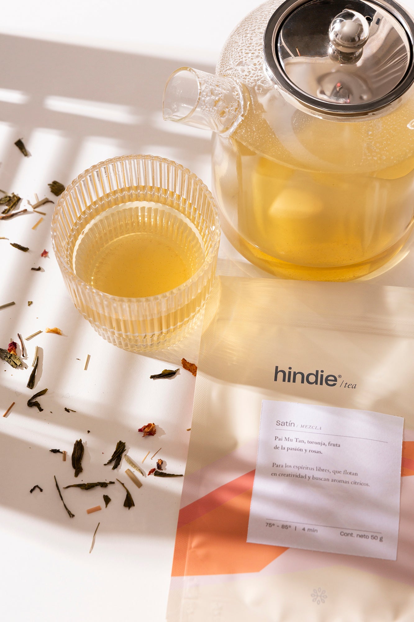 Satín Té blanco