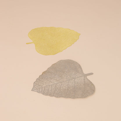 Colador Golden Leaf - Hoja de Acero Inoxidable