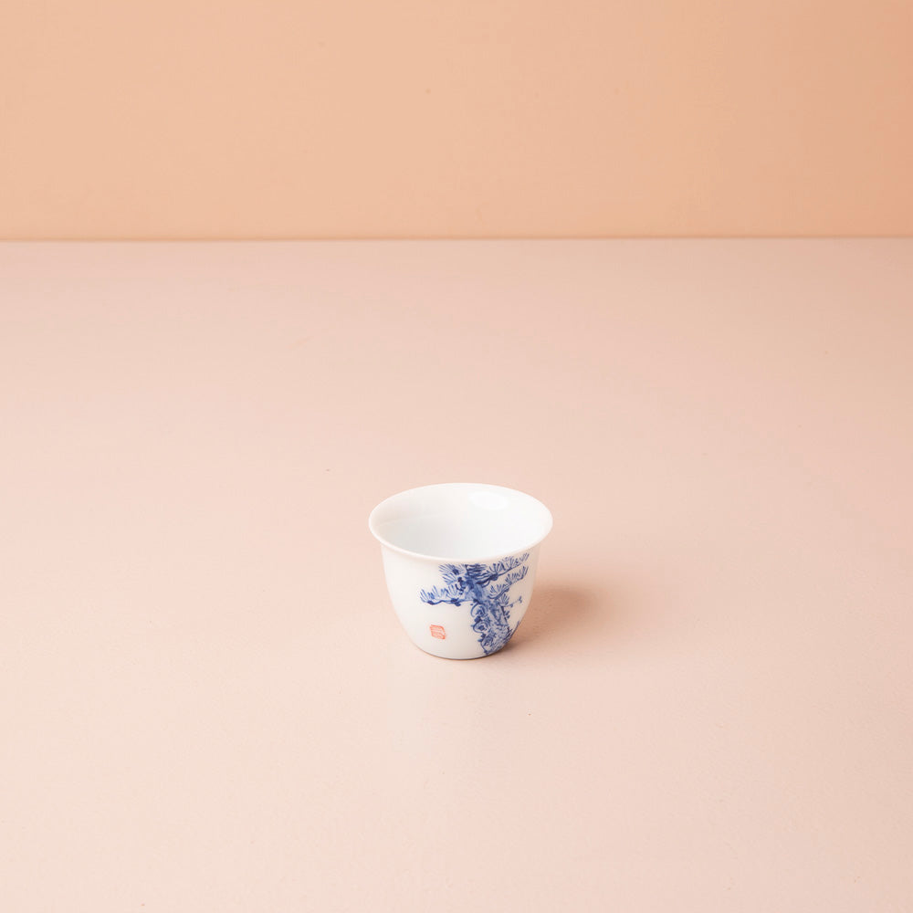 Cuenco para Té Blue Art