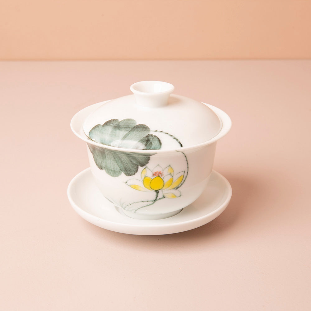 Tetera china gaiwan lotus