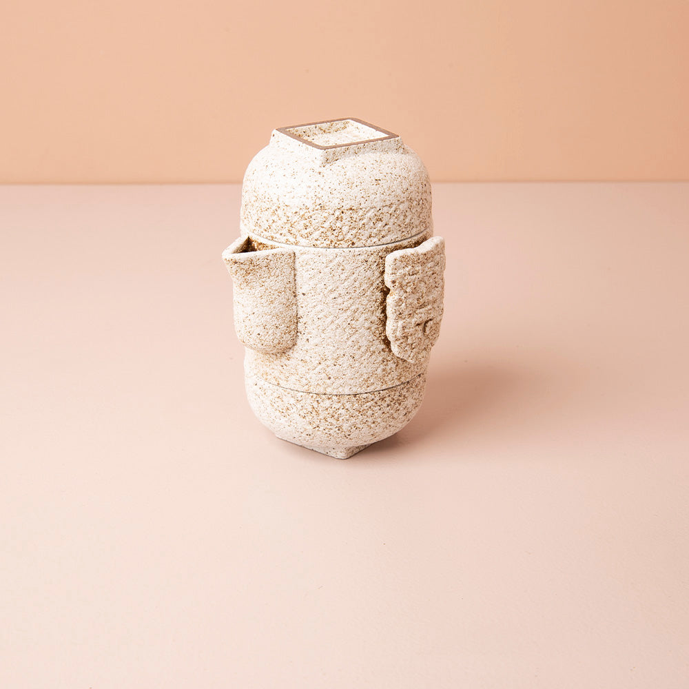 Lazy Gaiwan Cerámica Mohicano Blanco