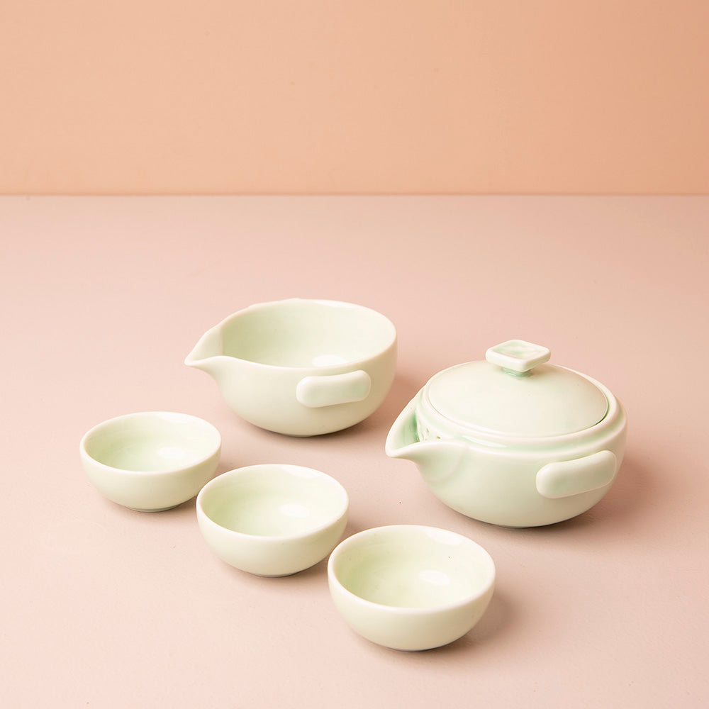 Set Lazy Gaiwan Pistachio - Juego de té