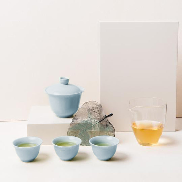 Set  de viaje Gaiwan Blue Spring